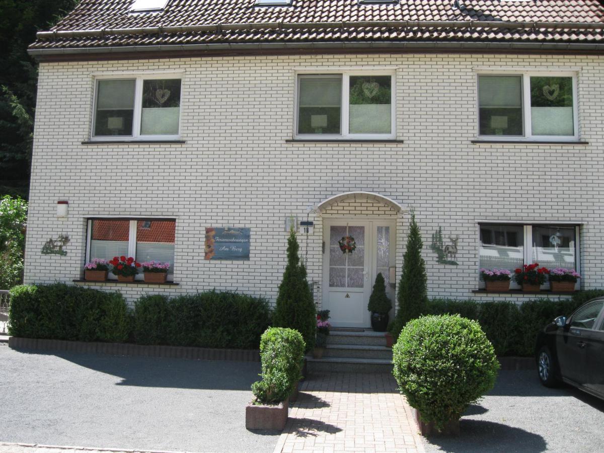 Ferienwohnung Schwarzer Hirsch Wieda Buitenkant foto