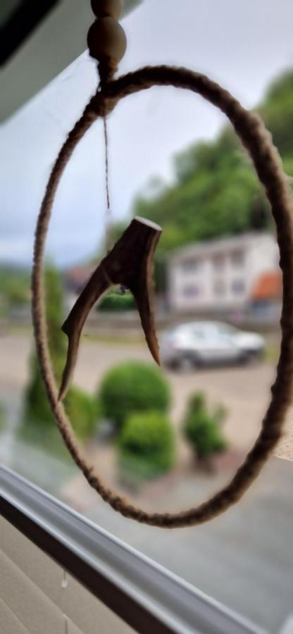 Ferienwohnung Schwarzer Hirsch Wieda Buitenkant foto