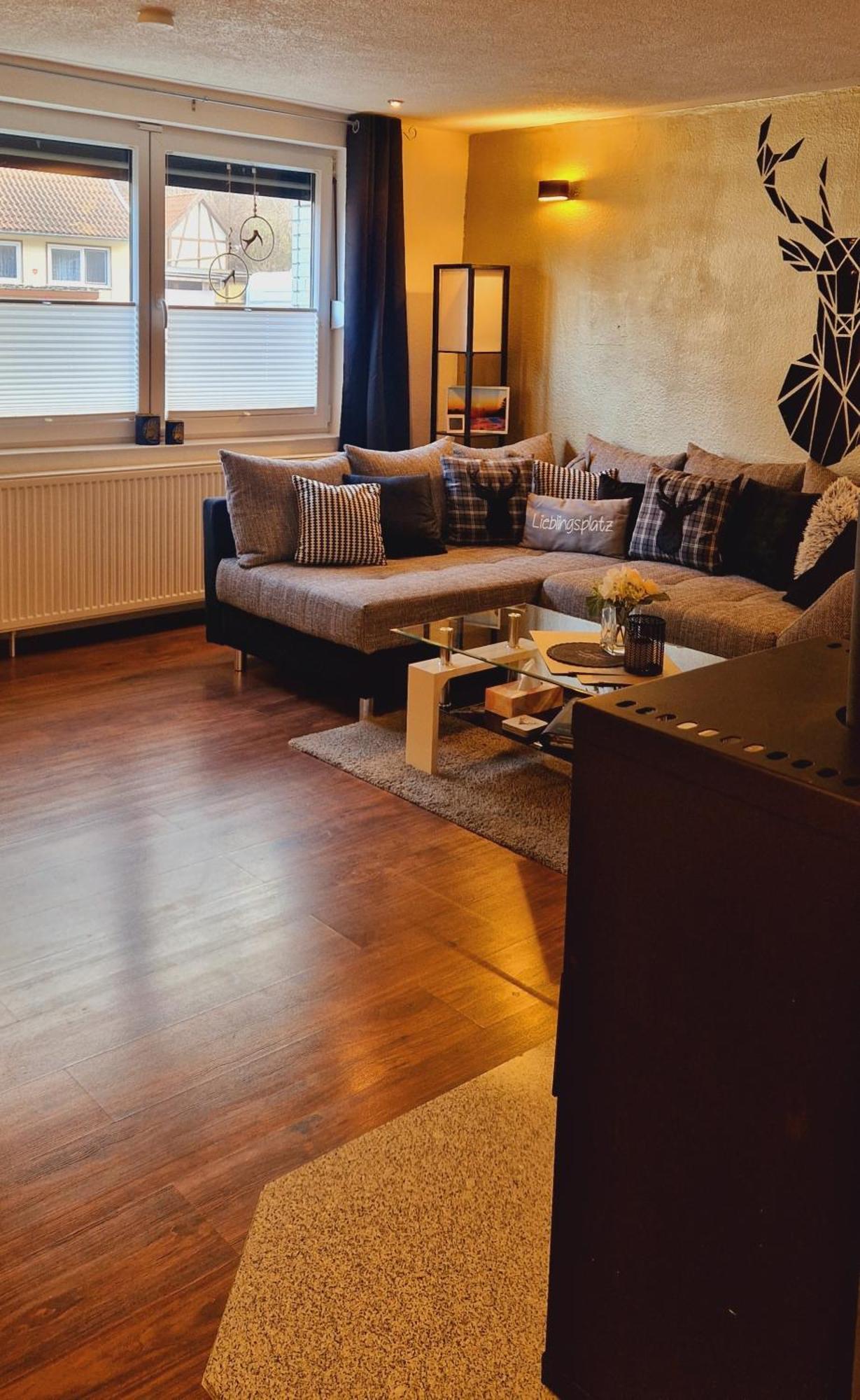 Ferienwohnung Schwarzer Hirsch Wieda Buitenkant foto