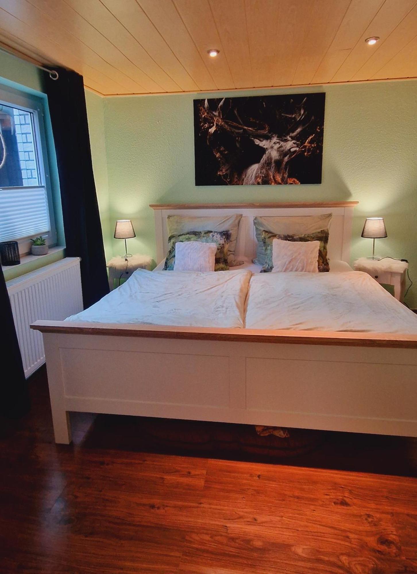Ferienwohnung Schwarzer Hirsch Wieda Buitenkant foto