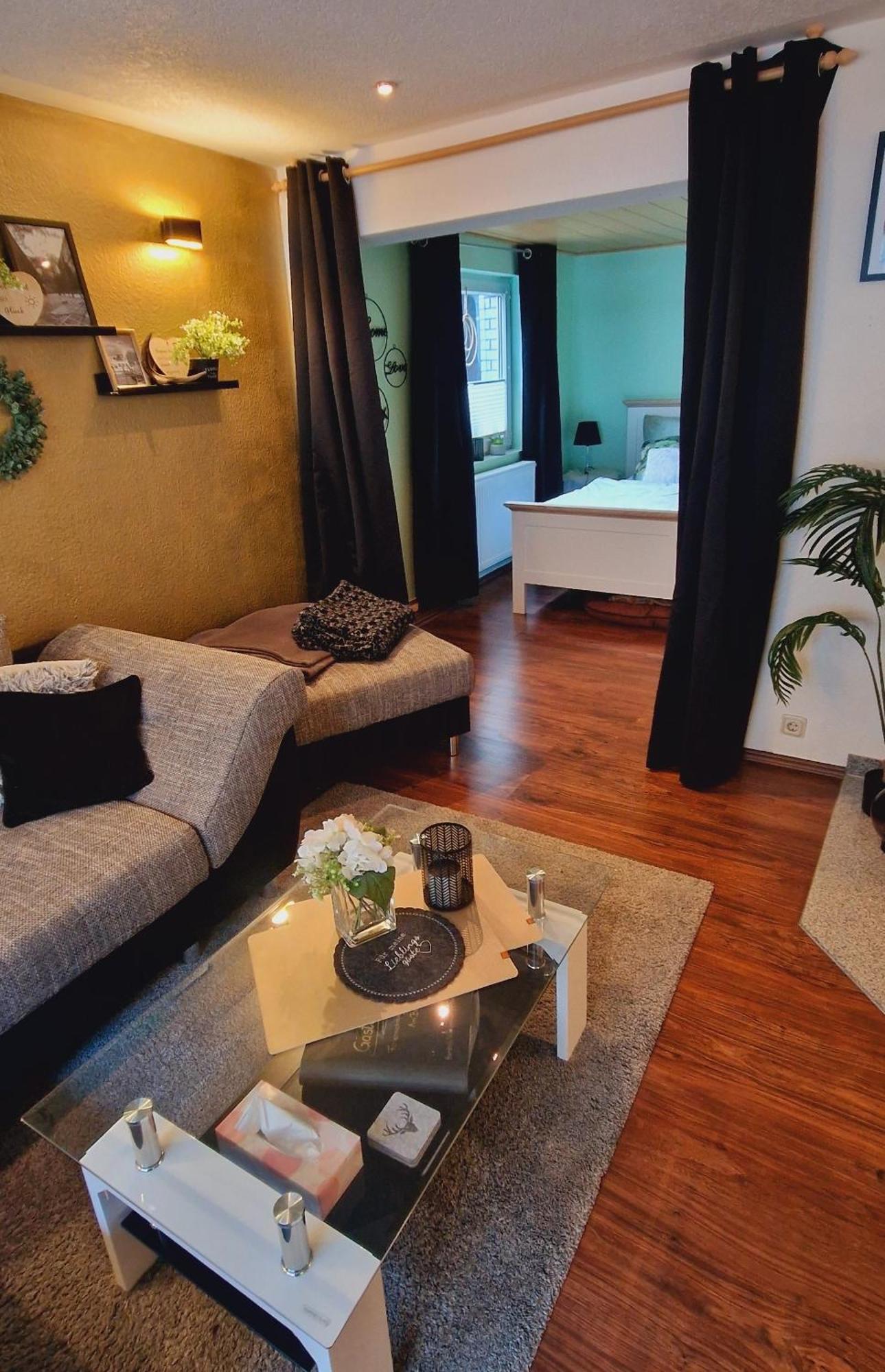 Ferienwohnung Schwarzer Hirsch Wieda Buitenkant foto